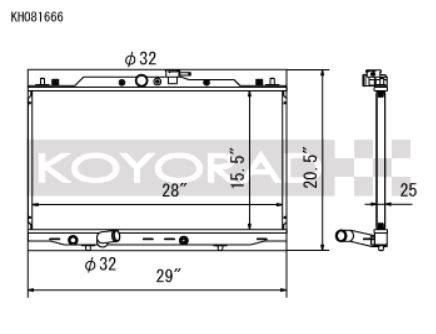 2004-2008 Acura TSX Koyo All Aluminum Radiator Questions & Answers