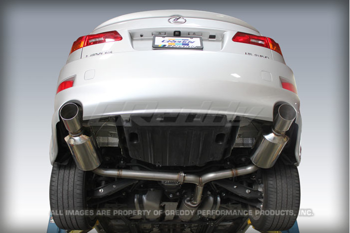 2006-2009 Lexus IS 350 Greddy Evo3 Cat-Back Exhaust System Questions & Answers