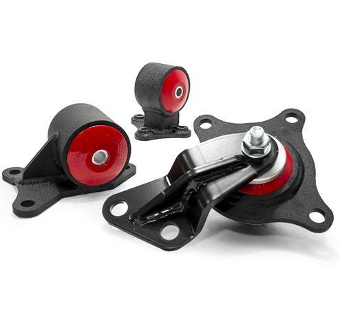 2001-2005 Honda Civic Innovative Replacement Mount Kit, Steel (D-Series/Auto/Manual) - 60A RED (Black) Questions & Answers