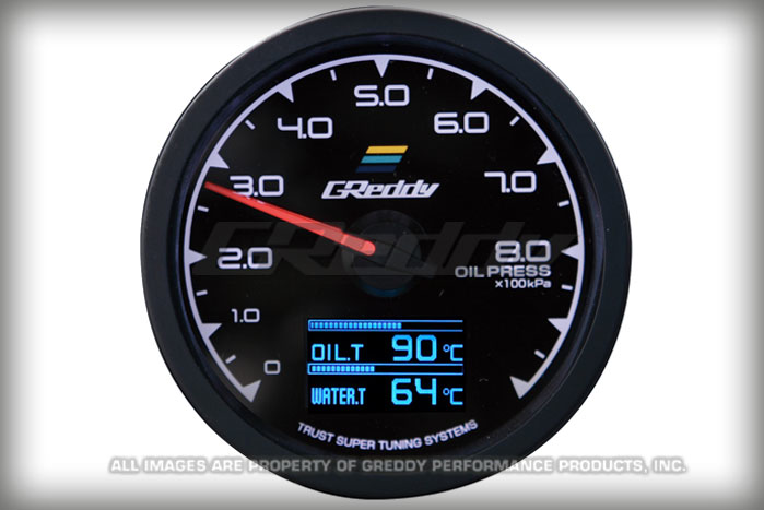 Greddy Multi D/A Oil Pressure/Temp/Temp Dial Gauge Set - 62mm Dia. Questions & Answers