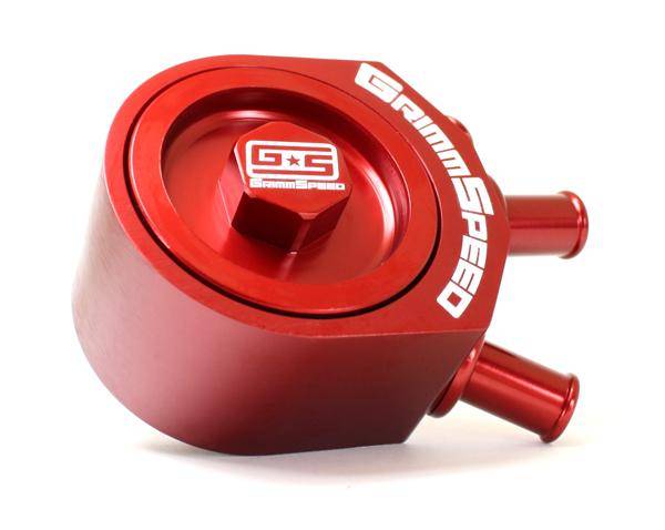 2005-2009 Subaru Legacy GT GrimmSpeed Air/Oil Separator - Red Questions & Answers