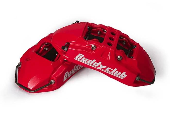 Buddy Club Racing Spec 4pot Brake Caliper, Red, Forward Questions & Answers