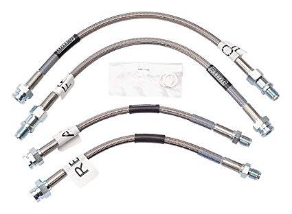 2001-2005 Honda Civic EX/LX/DX (w/ R Drums) Russell Stainless Steel Brake Hoses Questions & Answers